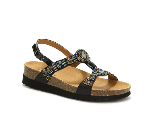 BOGOTÁ SANDAL BLACK/MULTI