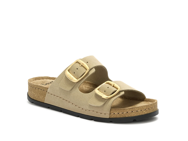 BORA 2 BUCKLES DARK BEIGE