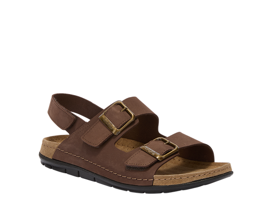 ABERDEEN MAN SANDAL DK BROWN