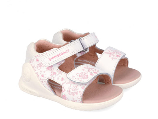 SANDALIA ESTAMPADA BLANCO
