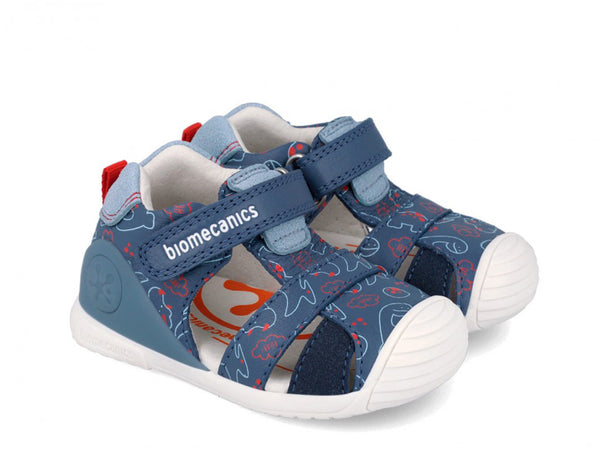 SANDALIA ESTAMPADA PETROL