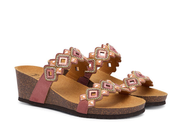TULUM 2 STRAPS ANTIQUE PINK