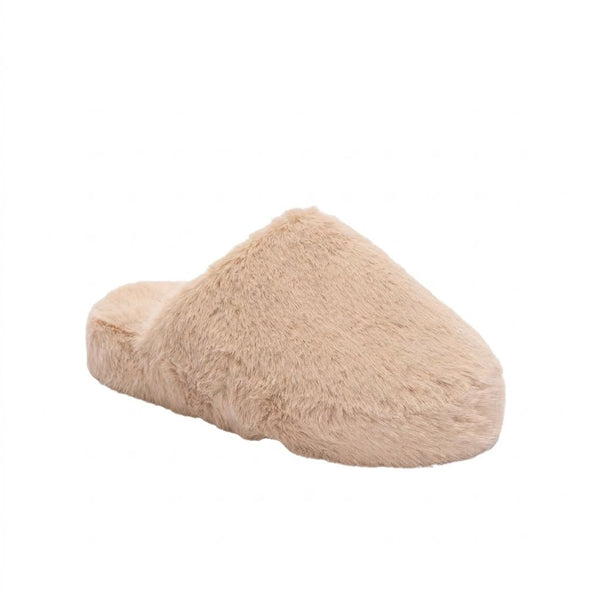 FLUFFY MULE DARK BEIGE