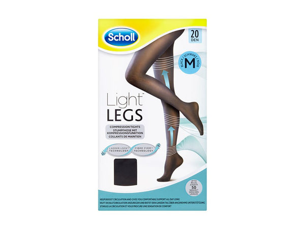 Light Legs Tights Black 20 Den Medium 1 Pack