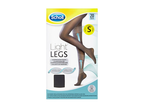 Light Legs Tights Black 20 Den Small 1 Pack
