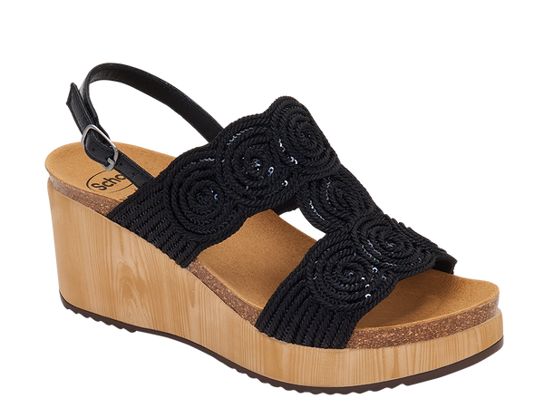 SABAUDIA SANDAL BLACK